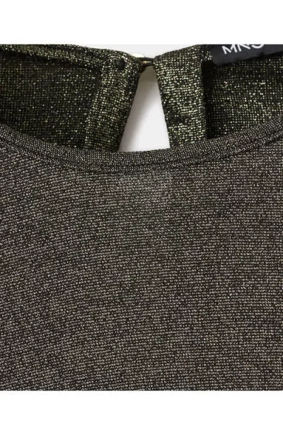 Mango Asymmetric Lurex Cape In Multi