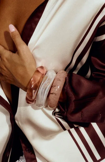 Luv Aj Formentera Bangle Set In Pink