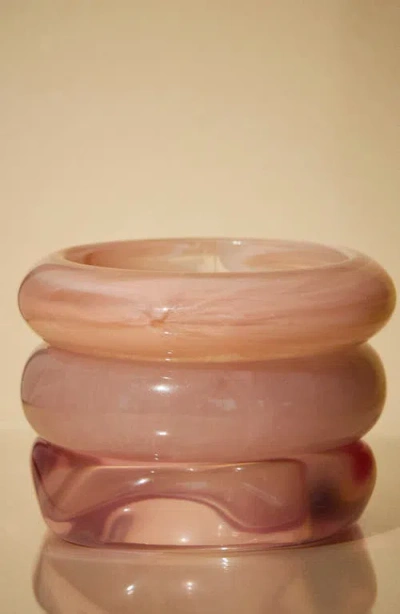 Luv Aj Formentera Bangle Set In Pink