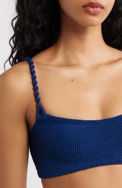 Hunza G Phoebe Two-piece Bikini Swimsuit In Blue