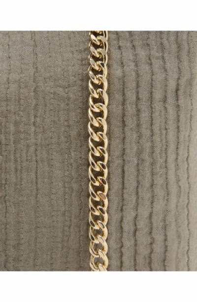 Mango Heidi Knotted Top Handle Bag In Gray