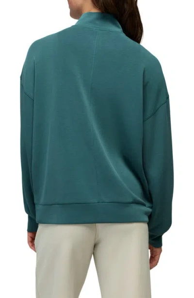 Prana Shea Soft Relaxed Half Zip Pullover In Multi