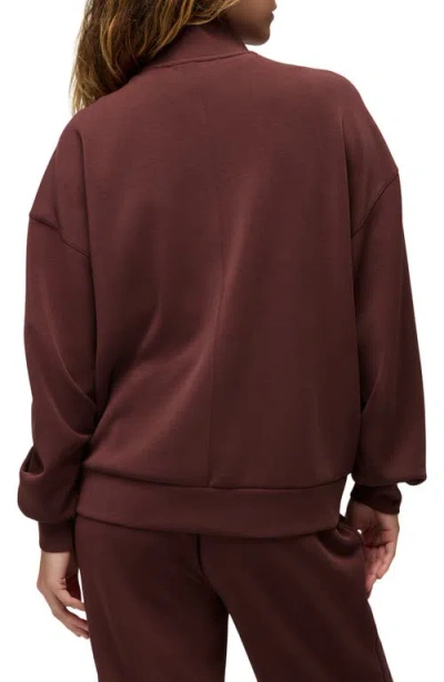 Prana Shea Soft Relaxed Half Zip Pullover In Multi
