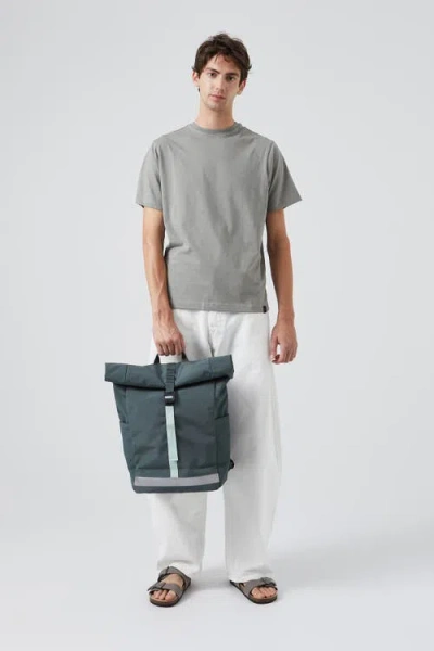 Lefrik Lars Roll Backpack In Green