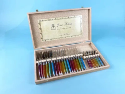 Laguiole 24 Piece Flatware Set, In Multi