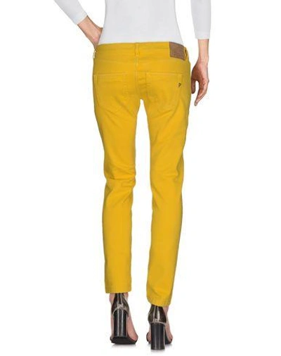 Shop Dondup Denim Trousers In Желтый