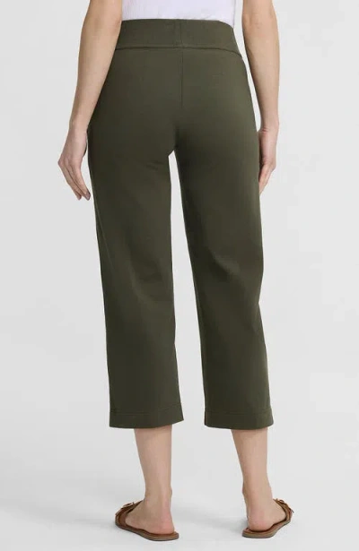 Lands' End Starfish Mid Rise Pull On Crop Pants In Multi
