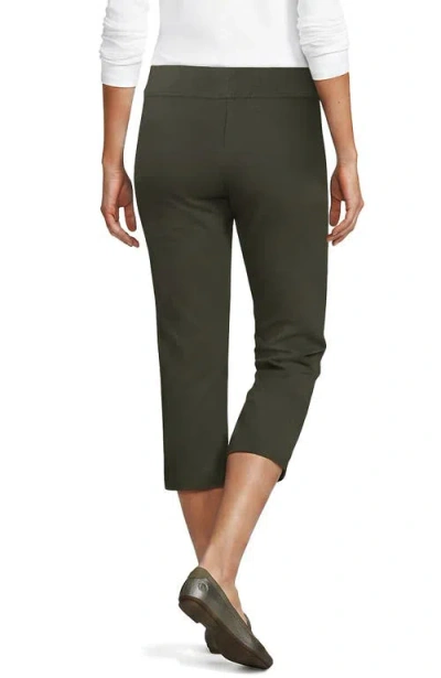 Lands' End Starfish Mid Rise Pull On Crop Pants In Multi