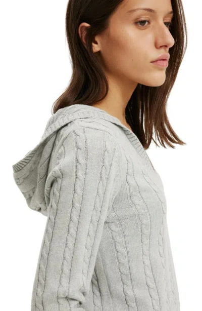 Cotton:on Cotton V Neck Pullover In Gray