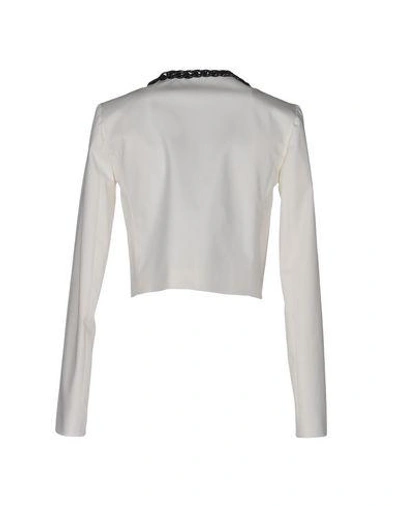 Shop Love Moschino Blazer In White