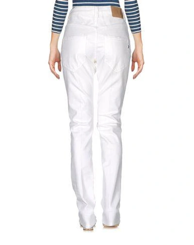 Shop Dondup Denim Pants In White