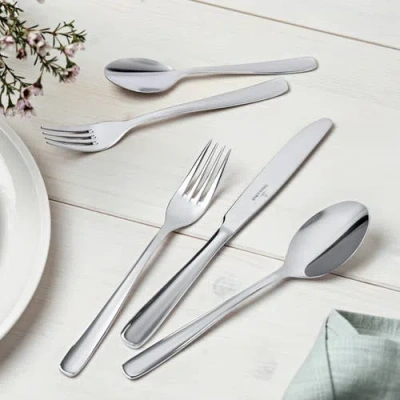 Villeroy & Boch Liam 40 Piece Flatware Set In Silver
