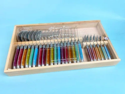 Laguiole 24 Piece Flatware Set, In Multi