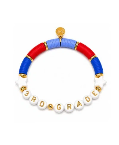 Bits & Bows Third Grade Bracelet In Multi