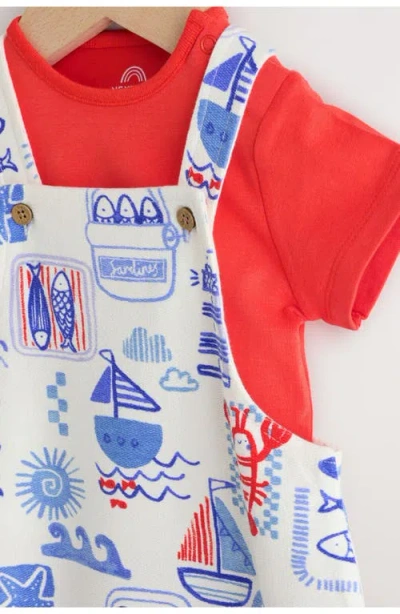 Next Nautical Romper & Bodysuit Set In Multi