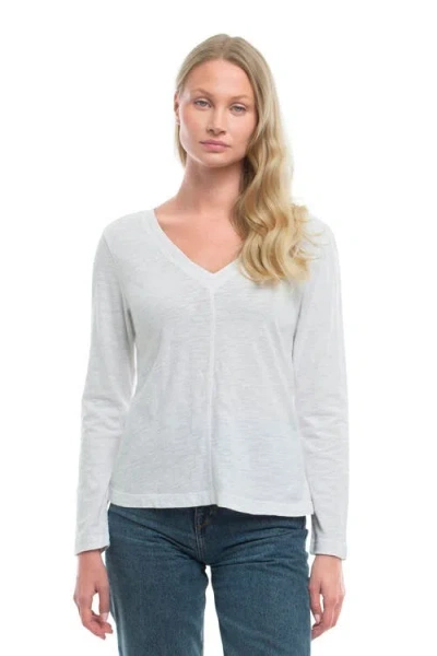 Wilt Deep-v Slim Tee In White