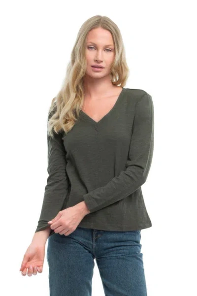 Wilt Deep-v Slim Tee In Blue