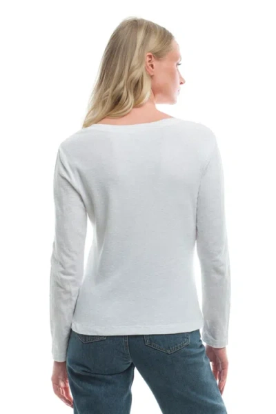 Wilt Deep-v Slim Tee In White