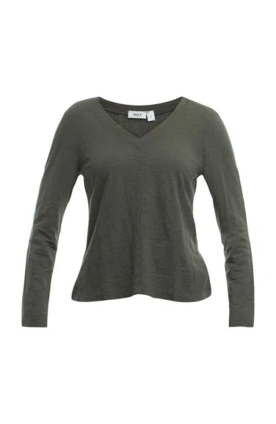 Wilt Deep-v Slim Tee In Blue