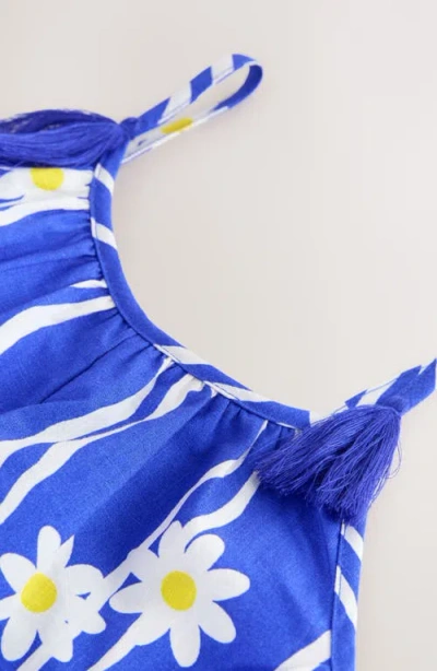 Next Daisy Print Playsuit In Blue