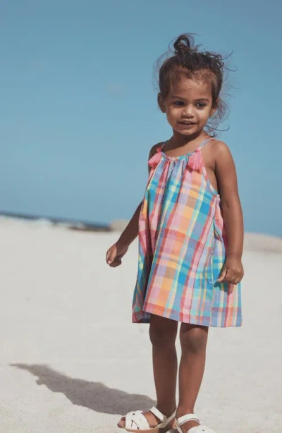 Next Madras Plaid Playsuit In Multi