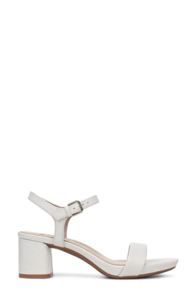 Naturalizer Izzy Ankle Strap Sandal In White