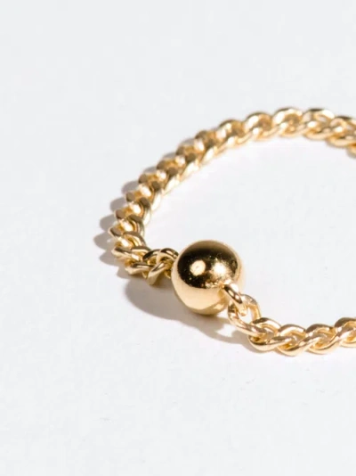 Able Willow Chain Ring In Gold