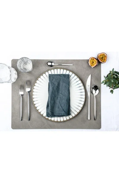 Mepra Duo Ice Flatware 5-piece Place Setting In Silver
