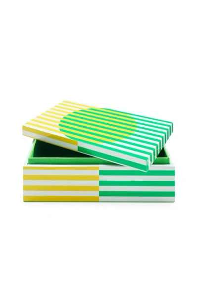 Jonathan Adler Copenhagen Lacquer Box In Multi