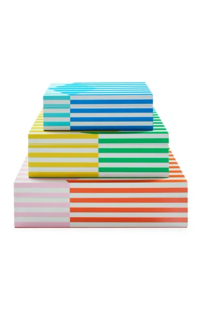 Jonathan Adler Copenhagen Lacquer Box In Multi