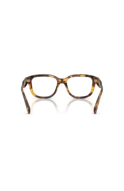 Miu Miu 53mm Rectangle Optical Glasses In Multi