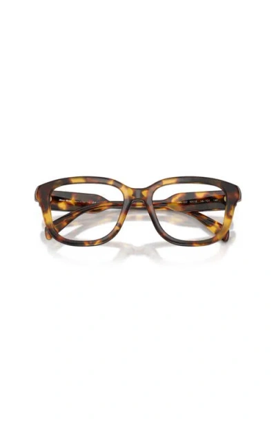 Miu Miu 53mm Rectangle Optical Glasses In Multi