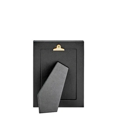 Graphic Image 4" X 6" Leather Studio Frame In Burgundy