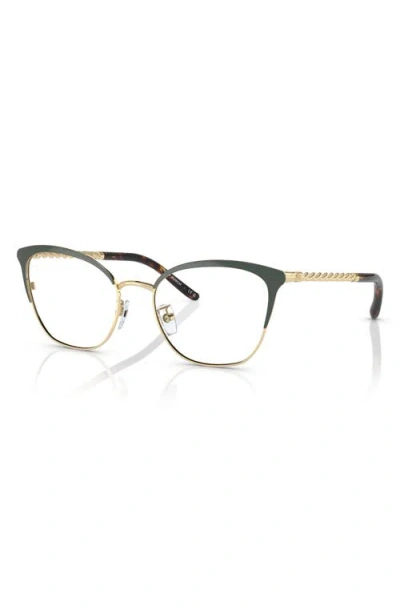 Tory Burch 53mm Square Optical Glasses In Multi