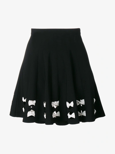 Shop Alexander Mcqueen Cutout A-line Skirt