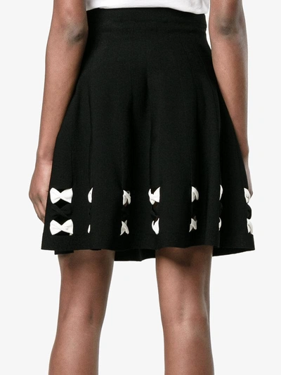 Shop Alexander Mcqueen Cutout A-line Skirt