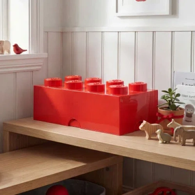Lego Storage Brick In Red