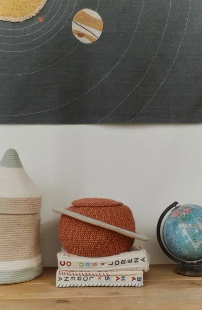 Lorena Canals Saturn Basket In Red