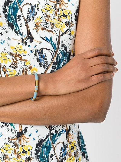 Shop Aurelie Bidermann Positano Bangle - Blue