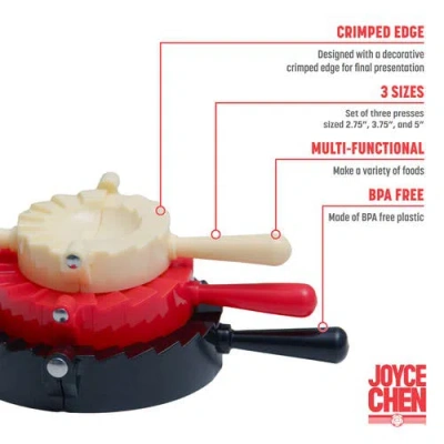 Joyce Chen 3-pc. Dumpling Press Set In Multi