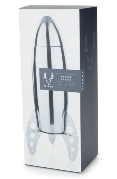 True Fabrications Irving Rocket Cocktail Shaker In Silver