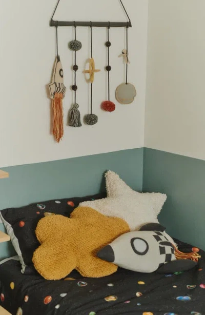 Lorena Canals Knit Rocket Cushion In Multi