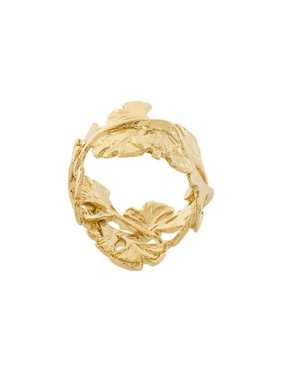 Shop Aurelie Bidermann Tangerine Ring In Metallic