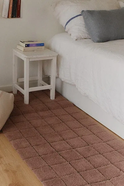 Lorena Canals Woolable Rug Runner Mosaic In Brown