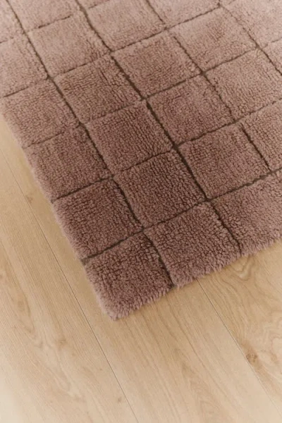 Lorena Canals Woolable Rug Runner Mosaic In Brown