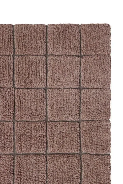 Lorena Canals Woolable Rug Runner Mosaic In Brown