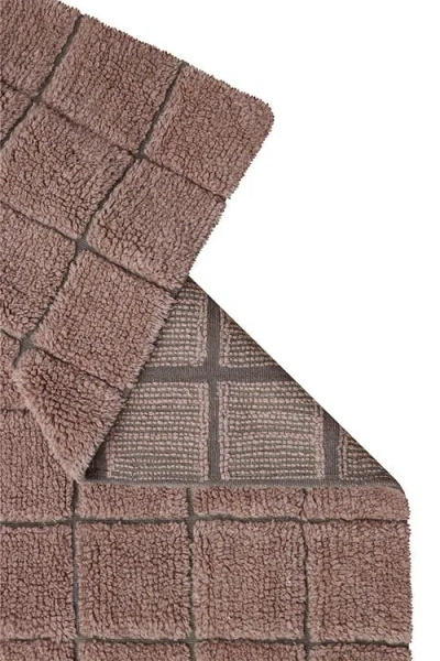 Lorena Canals Woolable Rug Runner Mosaic In Brown