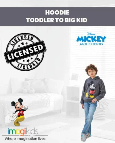 Disney Pullover Hoodie In Black