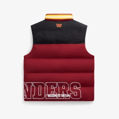 Off Season Unisex Burgundy Washington Commanders Team Puffer Vest In Burgundy