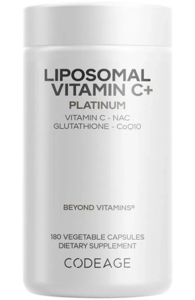 Codeage Liposomal Vitamin C+ Platinum Capsules In White